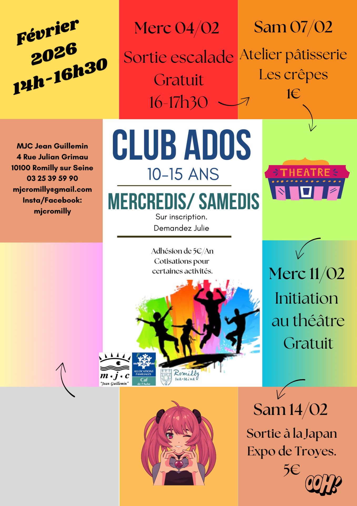 Club ados février 2026