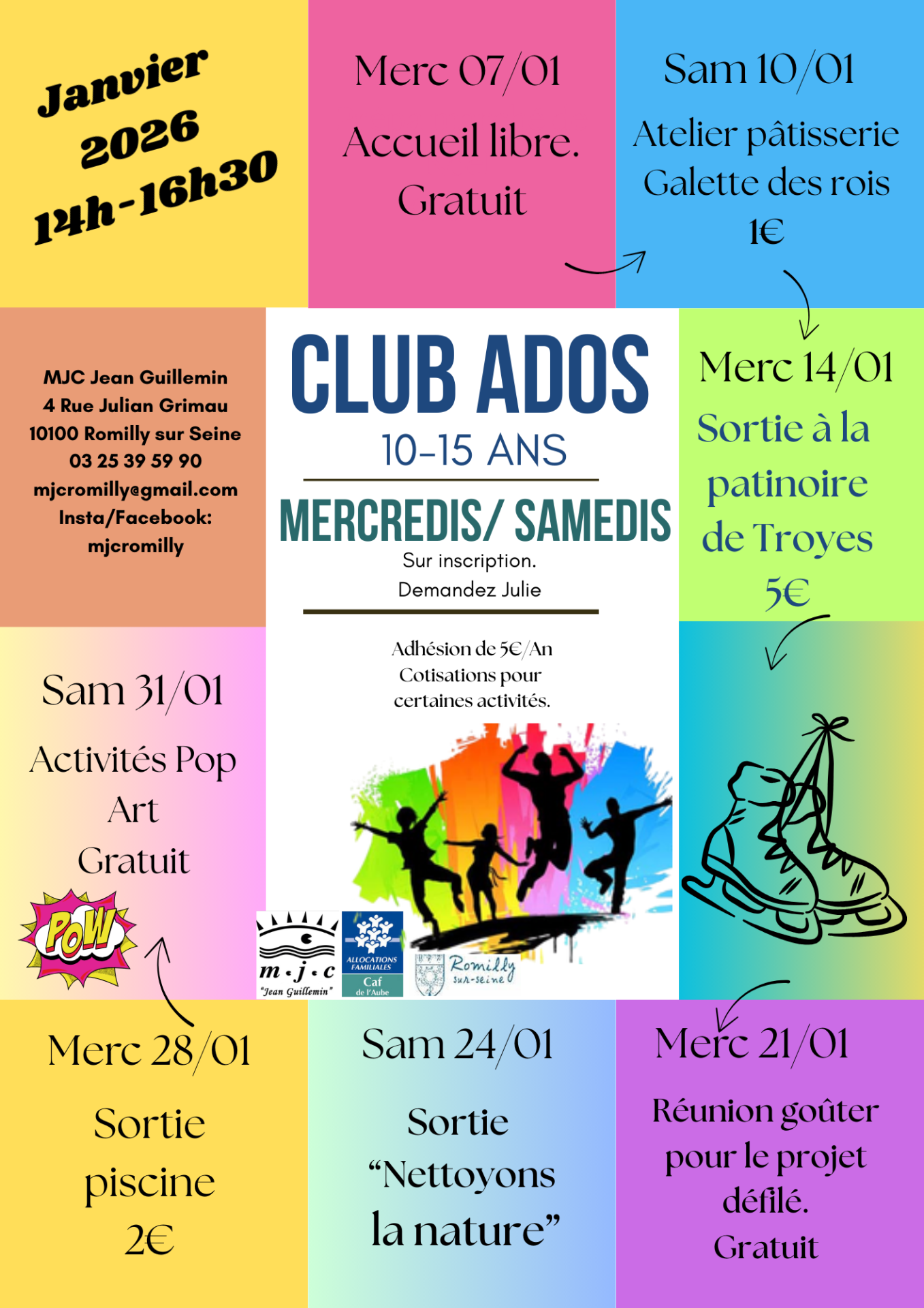 Club ados janvier 2026