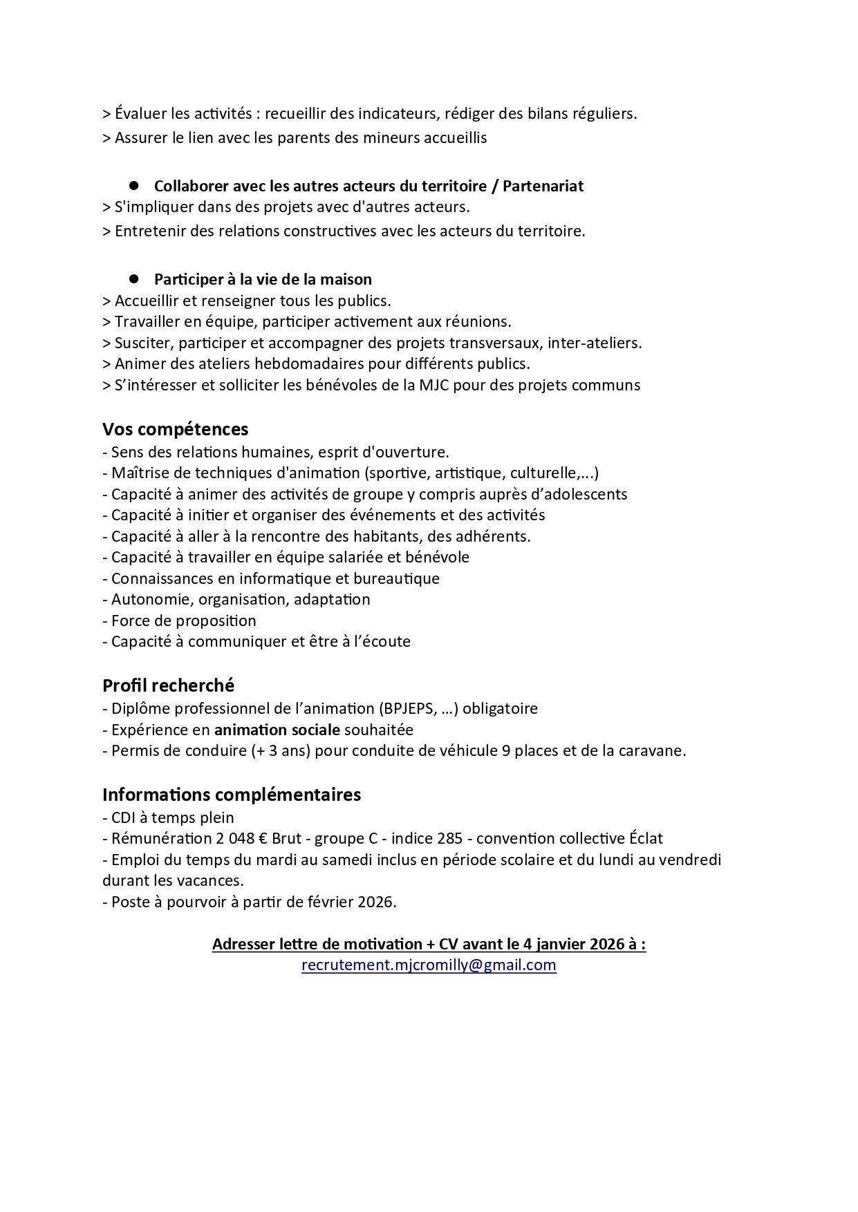 Offre d emploi cdi anim mjc romilly fev 2026 page 2